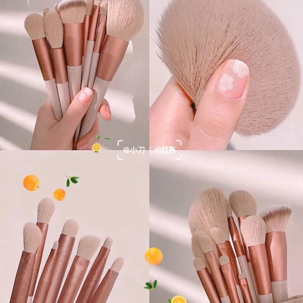 13 PCS Makeup Brushes Set Eye Shadow Foundation Women Cosmetic Brush