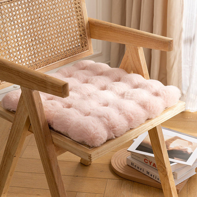 Light Luxury Thickened Plush Cushion