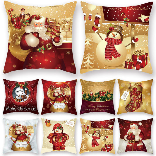 Christmas Cushion Cover Merry Christmas Decorations For Home 2021