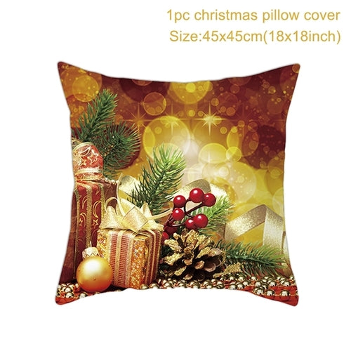 Christmas Cushion Cover Merry Christmas Decorations For Home 2021