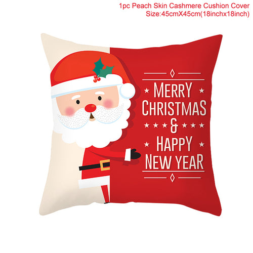 Christmas Cushion Cover Merry Christmas Decorations For Home 2021