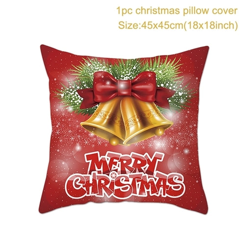 Christmas Cushion Cover Merry Christmas Decorations For Home 2021