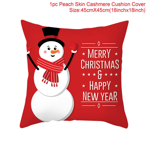 Christmas Cushion Cover Merry Christmas Decorations For Home 2021