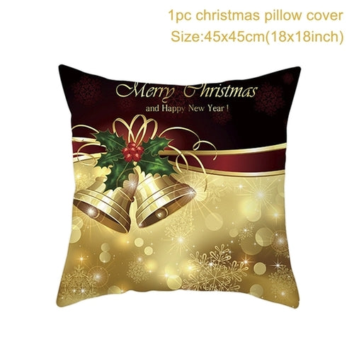 Christmas Cushion Cover Merry Christmas Decorations For Home 2021