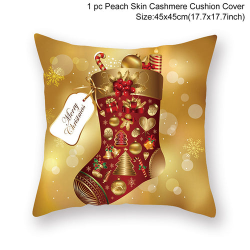 Christmas Cushion Cover Merry Christmas Decorations For Home 2021