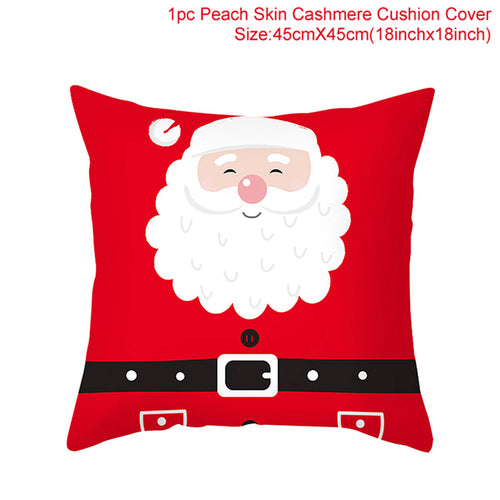 Christmas Cushion Cover Merry Christmas Decorations For Home 2021