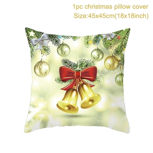 Christmas Cushion Cover Merry Christmas Decorations For Home 2021