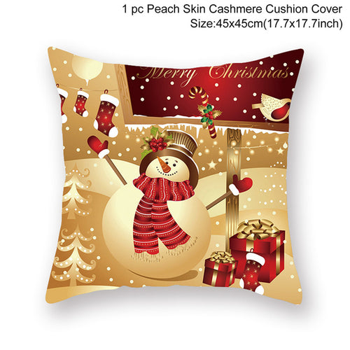 Christmas Cushion Cover Merry Christmas Decorations For Home 2021