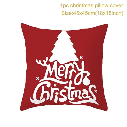 Christmas Cushion Cover Merry Christmas Decorations For Home 2021