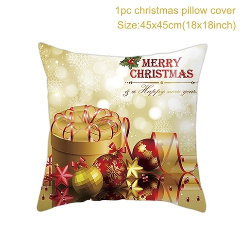 Christmas Cushion Cover Merry Christmas Decorations For Home 2021