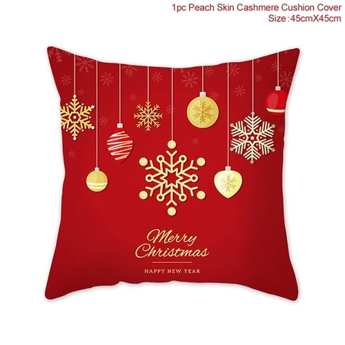 Christmas Cushion Cover Merry Christmas Decorations For Home 2021