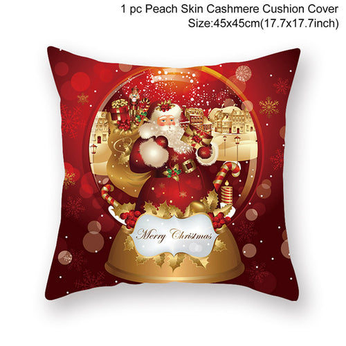 Christmas Cushion Cover Merry Christmas Decorations For Home 2021