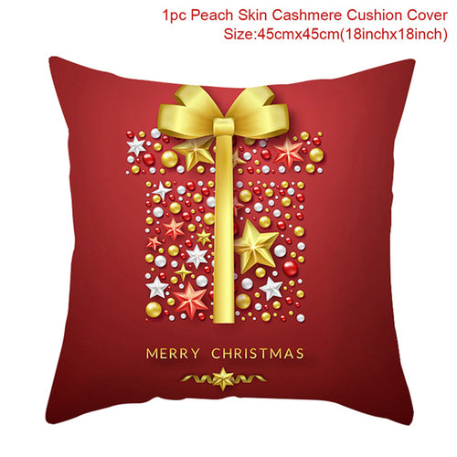 Christmas Cushion Cover Merry Christmas Decorations For Home 2021