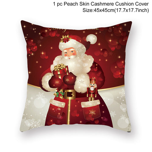 Christmas Cushion Cover Merry Christmas Decorations For Home 2021