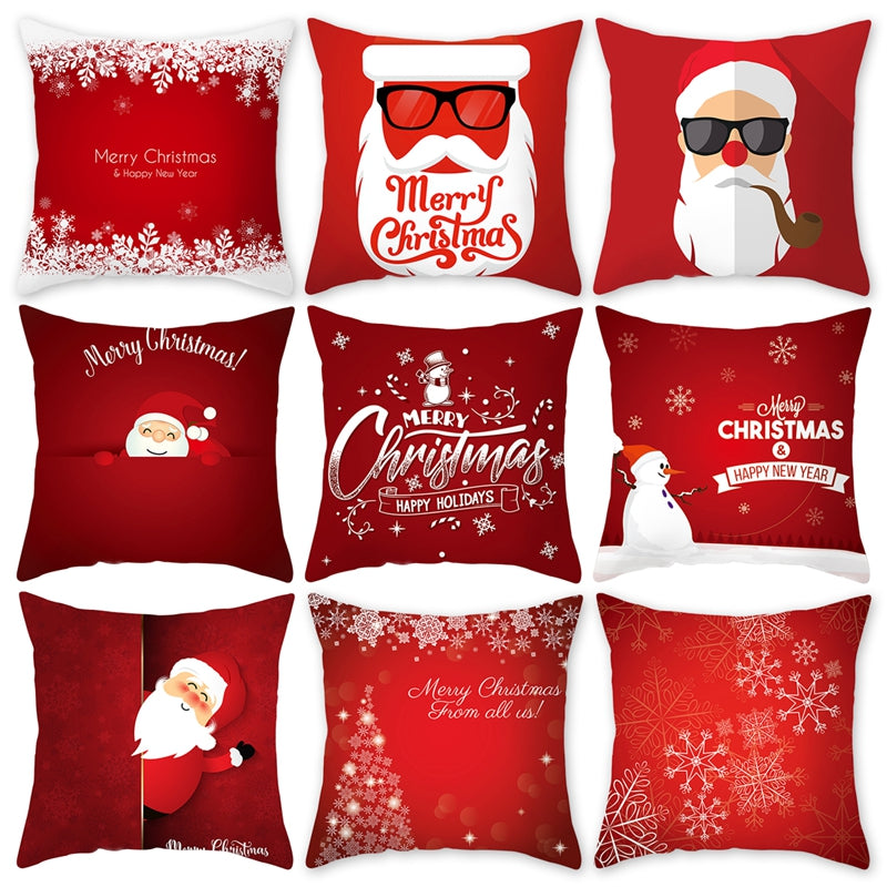 Christmas Cushion Cover Merry Christmas Decorations For Home 2021