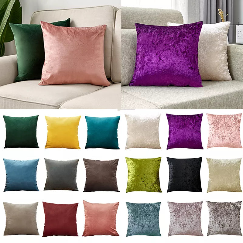 Velvet Cushion Cover Super Soft Pillow Cover for Sofa Living Room