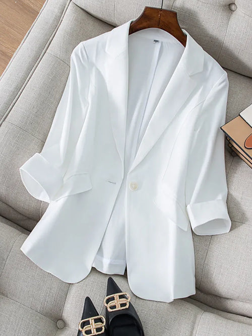 Women's Suit Jacket 2023 Suit Jacket Women's Seven-Minute Sleeve