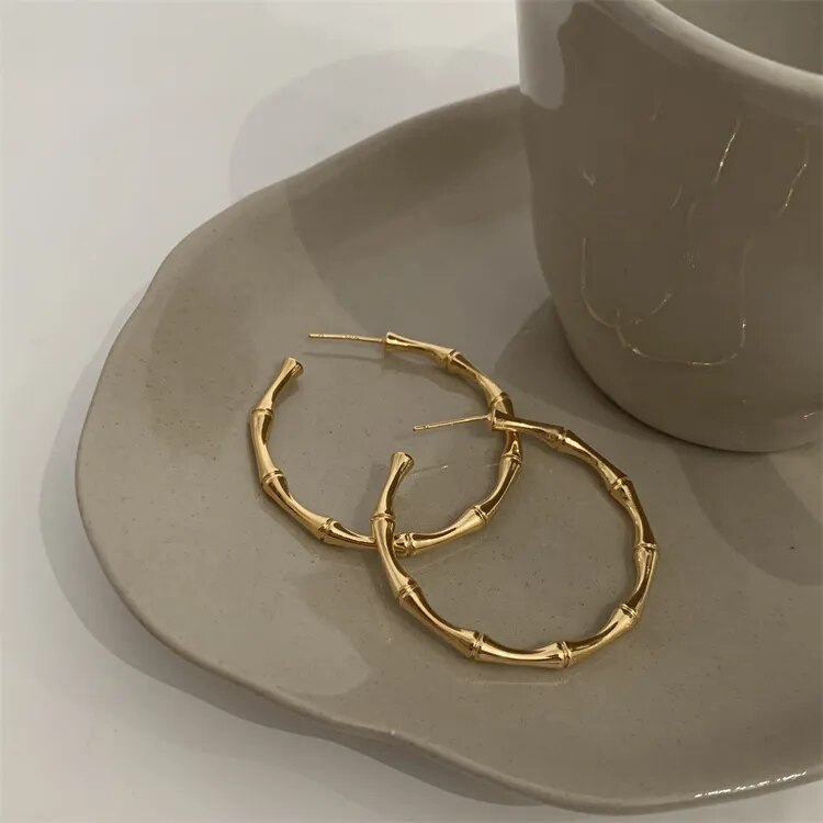 South Korea's newly designed fashion jewelry 14K gold plated simple