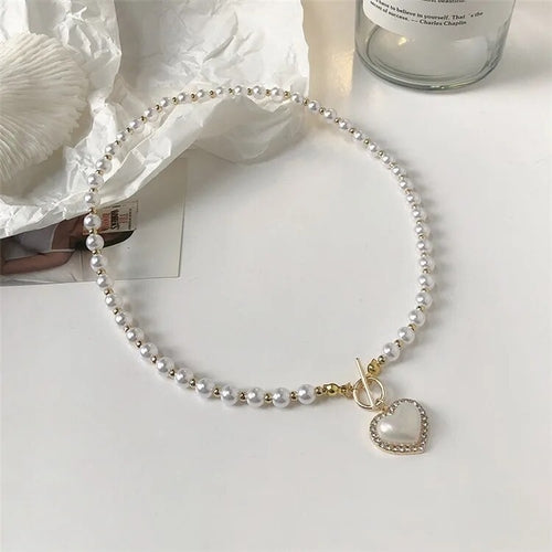 CARLIDANA Fashion New Pearl Beads Necklace for Women Fashion Luxury