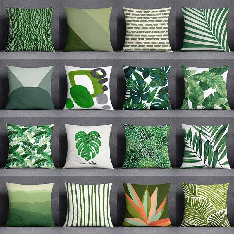 Green Leaf Series Pillow Gifts Home Office Furnishings Pillow Bedroom