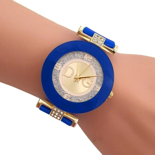 Luxury Top Famous Designer DQG Brand Women Watches White Silicone