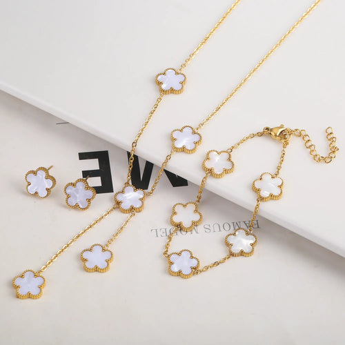 Adjustable New Design Gold Plated Stainless Steel 316L Plant Flower