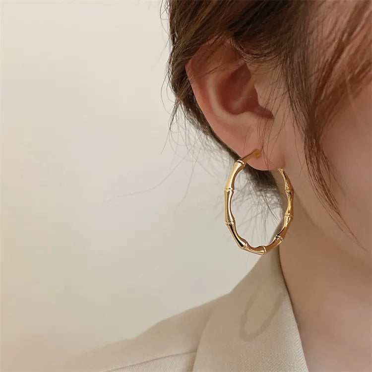 South Korea's newly designed fashion jewelry 14K gold plated simple