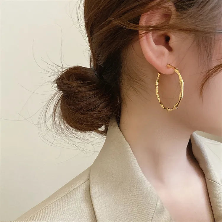 South Korea's newly designed fashion jewelry 14K gold plated simple