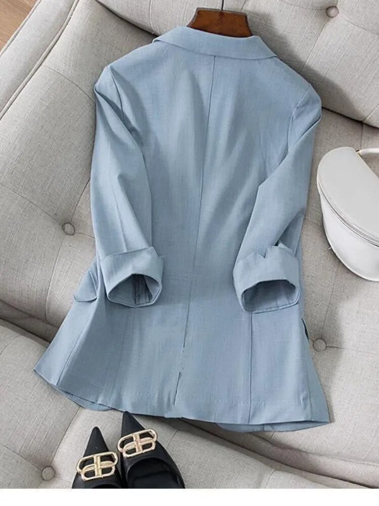 Women's Suit Jacket 2023 Suit Jacket Women's Seven-Minute Sleeve