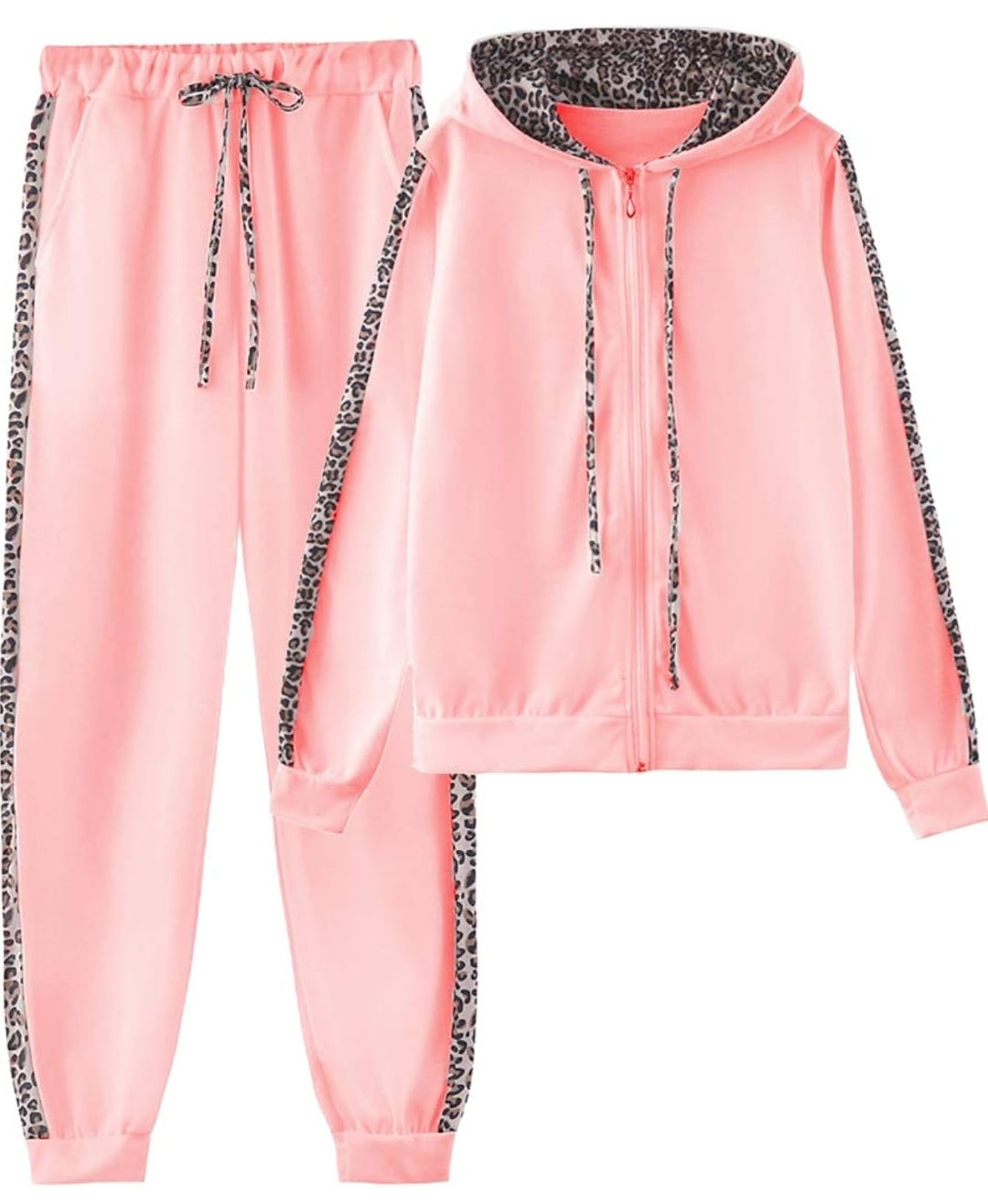 Women's 2 Piece Tracksuit Sweatsuits Sets Hoodie Sweatshirt and Jogging Sweatpant Suit