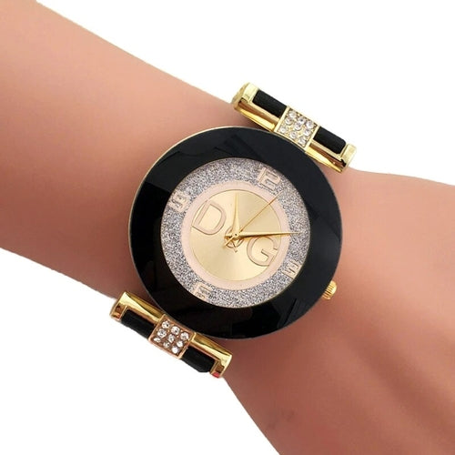 Luxury Top Famous Designer DQG Brand Women Watches White Silicone