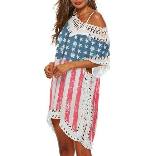 Summer Women Knitted Beach Cover Up New Bikini Swimsuit Cover Up